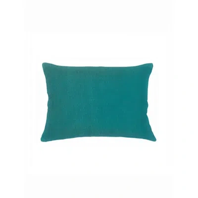 Anaya Tropical Teal So Soft Linen Pillow 14x20 Cover Only In Green