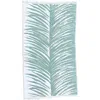 Anaya Tropical Turkish Cotton Beach Towel In Green