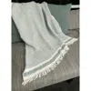 Anaya Waffle Striped Turkish Cotton Bath Towel In Soft Green