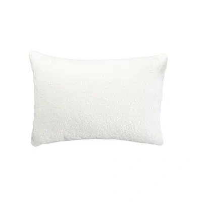 Anaya White Boucle Indoor Outdoor Pillow