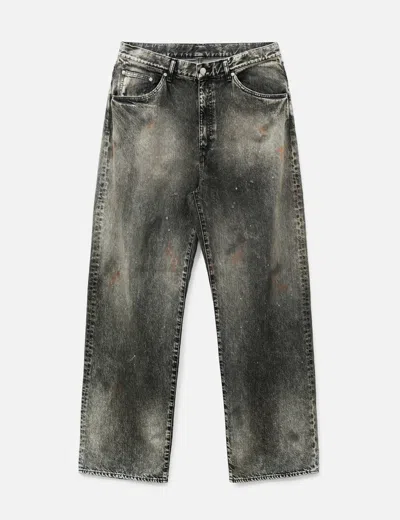 Ancellm #02 Tapered 5p Denim Pants In Gray