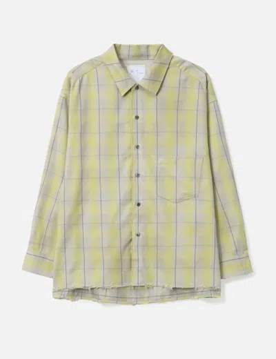 Ancellm C/r Check Shirt In Yellow