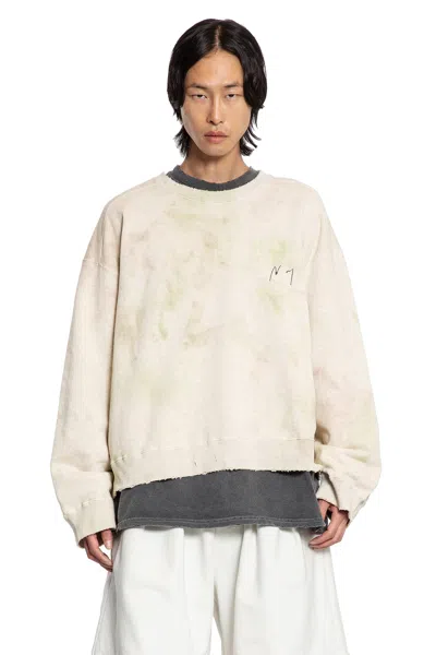 Ancellm Man Beige Sweatshirts