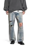 Ancellm Fire 5 Pocket Denim Pants