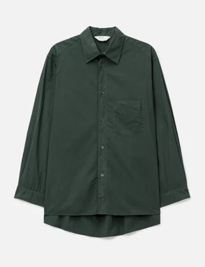 Ancellm Shrink Over Shirt In Green