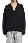Ancellm Cotton Silk Piqué Polo Shirt In Black