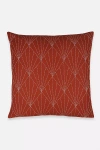 Anchal Array Throw Pillow In Rust