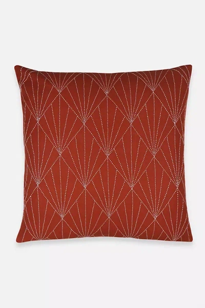 Anchal Array Throw Pillow In Rust