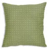 Anchal Cross-stitch Toss Pillow In Sage