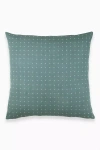 Anchal Cross-stitch Toss Pillow In Green