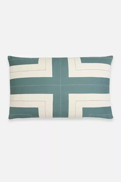 Anchal Interlock Lumbar Pillow In Multi