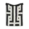 Anchal Interlock Quilt Throw Blanket In Black