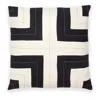 Anchal Interlock Throw Pillow In Black