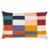 Anchal Check Lumbar Throw Pillow In Multi