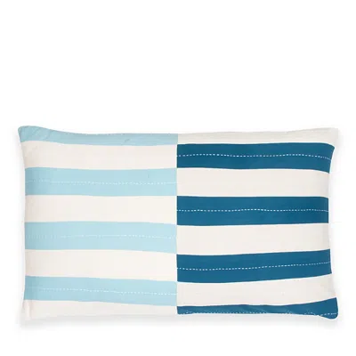 Anchal Offset Lumbar Pillow In Blue