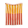 Anchal Offset Stripe Quilt Throw Blanket In Multi