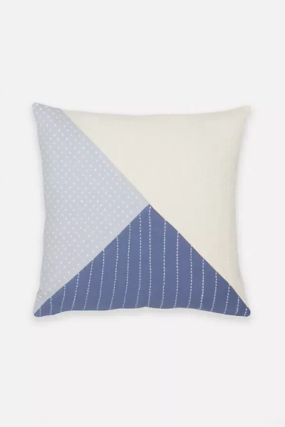 Anchal Patchwork Didi Accent Pillow In Blue