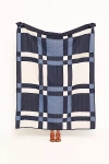 Anchal Patchwork Plaid Quilt Throw In Blue