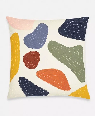 Anchal Petal Pillow In Multicolor