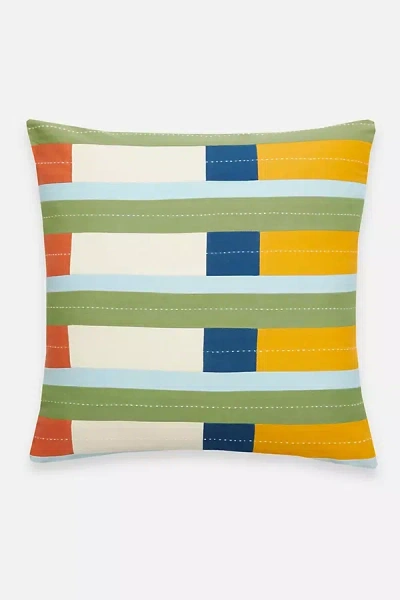 Anchal Stamp Throw Pillow In Multicolor