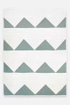 Anchal Triangle Throw Blanket In Gray