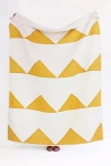 Anchal Triangle Throw Blanket In Yellow