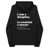 Anchor & Crew Black Art & Momentum Creative Standard Organic Cotton Hoodie - Women In Black