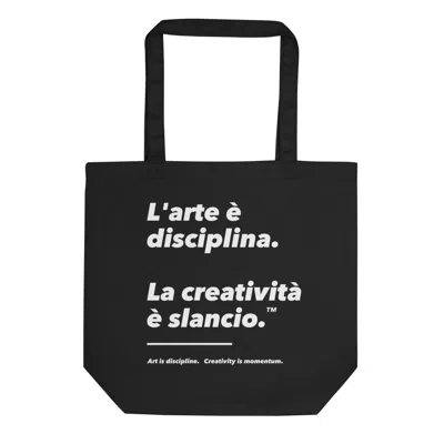 Anchor & Crew Black Art & Momentum Creative Standard Recycled Cotton Tote Bag - Men