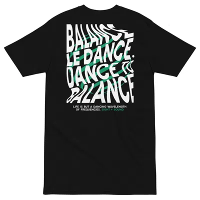 Anchor & Crew Black Balance Le Dance Disco! Heavy Cotton Embroidered T-shirt - Women