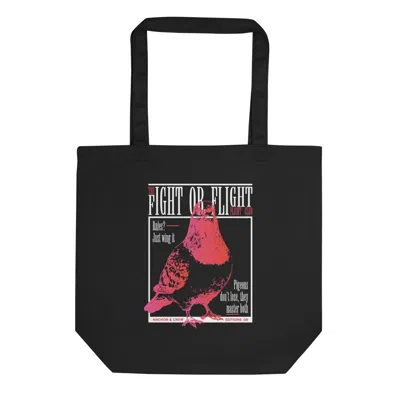 Anchor & Crew Black Eight Fight Or Flight Club Editions Recycled Cotton Tote Bag - Men