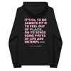 Anchor & Crew Bottle Green Five It's Ok Editions Organic Cotton Hoodie - Women In Black