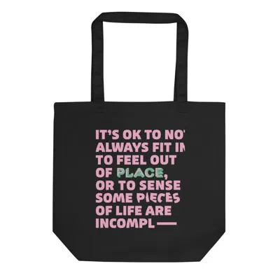 Anchor & Crew Black Five It's Ok Editions Recycled Cotton Tote Bag - Women