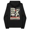 Anchor & Crew Black Four Busy Doing Nothing Editions Organic Cotton Hoodie - Women In Black