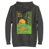 Anchor & Crew Black / Grey Charcoal Heather Great Wall Of China Landmark Cotton Blend Hoodie - Women In Multi