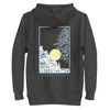 Anchor & Crew Black / Grey Charcoal Heather Santorini Landmark Cotton Blend Hoodie - Women In Multi