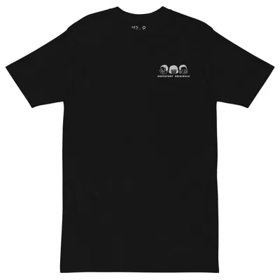 Anchor & Crew Black Gustatory Originals Because No Good Day... Heavy Cotton Embroidered T-shirt - Men