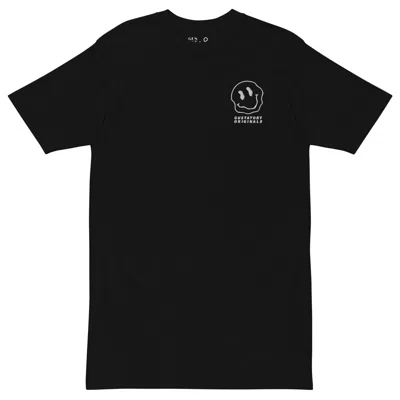 Anchor & Crew Black Gustatory Originals Have A Nice Day Heavy Cotton Embroidered T-shirt - Women