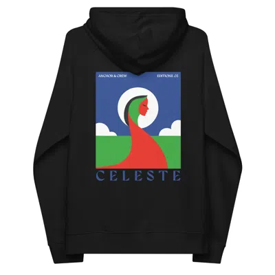 Anchor & Crew Black Three Celeste Editions Organic Cotton Hoodie - Women