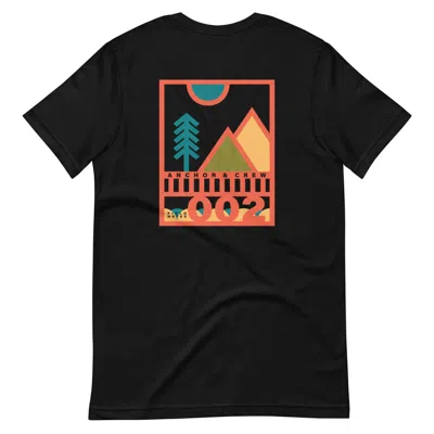 Anchor & Crew Black Two Field Notes Organic Cotton T-shirt - Men