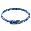 Anchor & Crew Blue Think Ocean Signature Silver & Rope Bracelet - Women