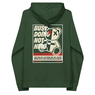Anchor & Crew Bottle Green Four Busy Doing Nothing Editions Organic Cotton Hoodie - Women