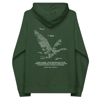 Anchor & Crew Bottle Green Seven You Are Enough X Mental Health Editions Organic Cotton Hoodie - Women