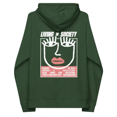 Anchor & Crew Bottle Green Six Living In Society Editions Organic Cotton Hoodie - Women