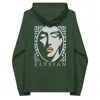 Anchor & Crew Bottle Green Two Elysian Editions Organic Cotton Hoodie - Women In Green