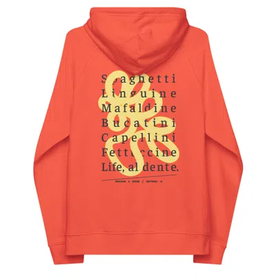 Anchor & Crew Burnt Orange Eleven Life, Al Dente Editions Organic Cotton Hoodie - Women