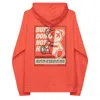 Anchor & Crew Burnt Orange Four Busy Doing Nothing Editions Organic Cotton Hoodie - Women In Orange