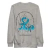 Anchor & Crew Carbon Grey Snake Another Good Day Cotton Blend Sweatshirt - Women In Gray