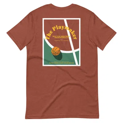 Anchor & Crew Clay Red The Playmaker Basketball Club League Organic Cotton T-shirt - Women