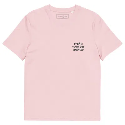Anchor & Crew Cotton Pink Actually Nevermind Annotations Organic Cotton T-shirt - Women