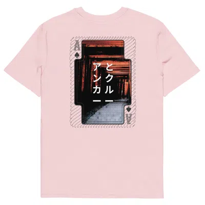 Anchor & Crew Cotton Pink Four Japan Gurafiku Organic Cotton T-shirt - Men